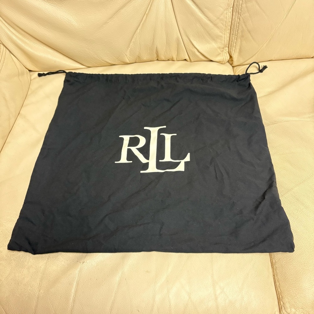 LAUREN RALPH LAUREN LRL Black Drawstring Dust Bag